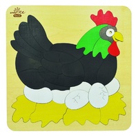 Andzee - Chicken & Egg Double Layered Puzzle