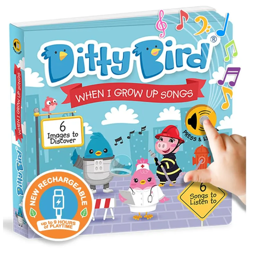 Ditty Bird - When I Grow Up Songs Board Book