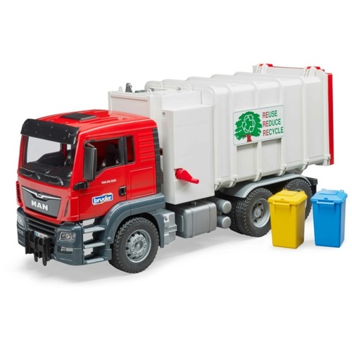 bruder garbage can set