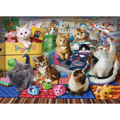 Eurographics - Kittens Playtime Large Piece Puzzle 500pc