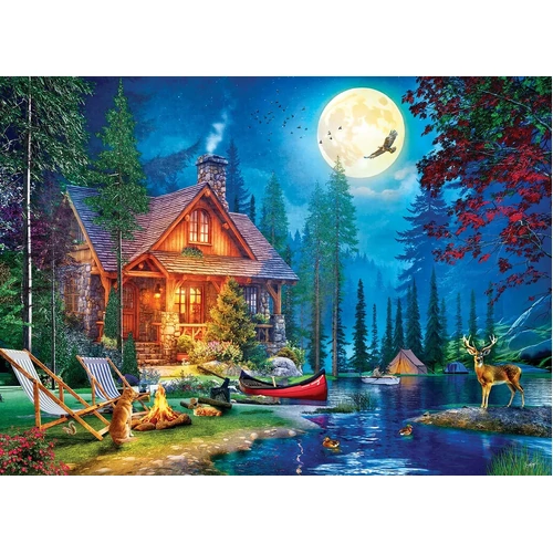 Eurographics - Moon Lake Cabin Puzzle 1000pc