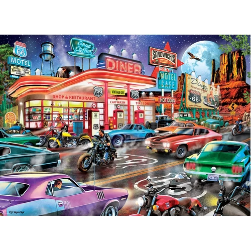 Eurographics - Route 66 Diner Puzzle 1000pc