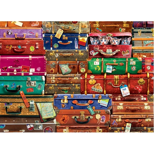Eurographics - Travel Suitcases Puzzle 1000pc