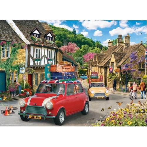 Eurographics - Traveling Mini Cooper Puzzle 1000pc
