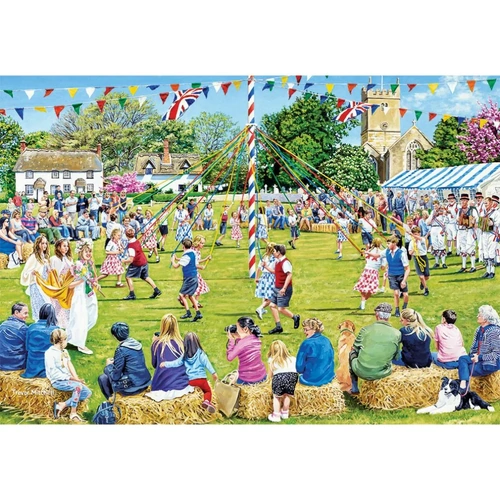 Gibsons - Around The Maypole Large Piece Puzzle 250pc