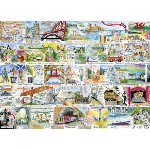Gibsons - British & Brilliant Puzzle 1000pc