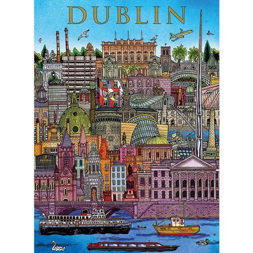 Gibsons - Dublin Cityscape Puzzle 500pc