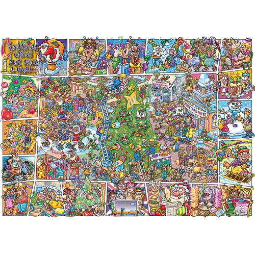 Gibsons - Jokesaws Crackers For Christmas Puzzle 1000pc