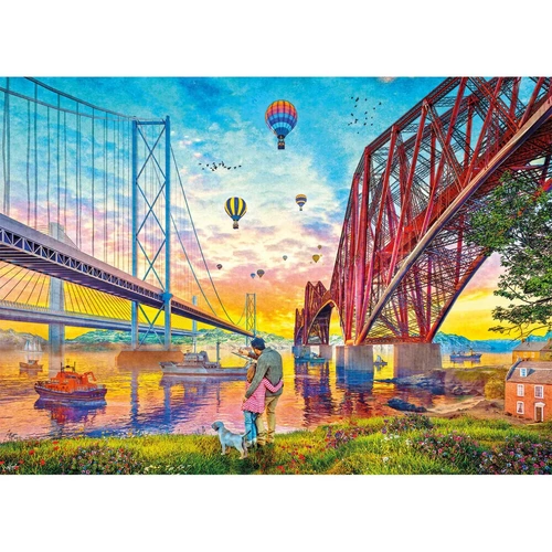 Gibsons - Three Bridges Crossing Puzzle 1000pc