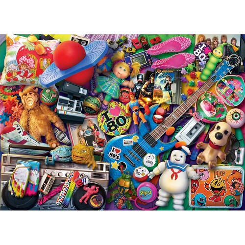 Gibsons - We Love The 80's Puzzle 1000pc (DAMAGED BOX)