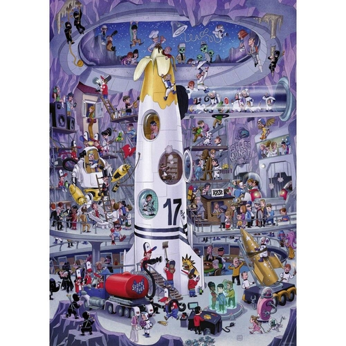 Heye - Oesterle, Rocket Launch Puzzle 1000pc