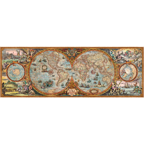Heye - Hemisphere Map Panorama Puzzle 6000pc