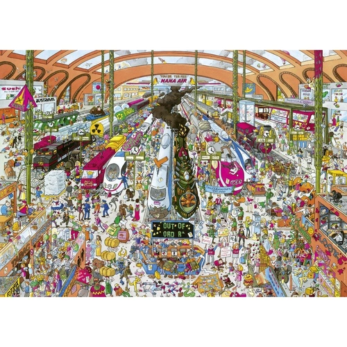 Heye - Schone, Train Station Puzzle 2000pc