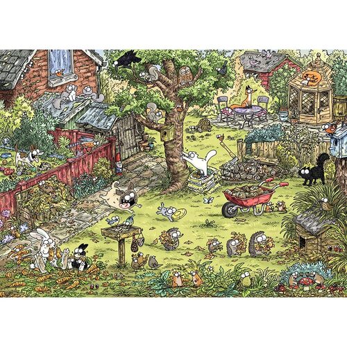 Heye - Simon's Cat, Garden Adventures Puzzle 1000pc