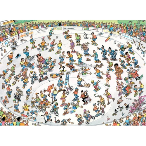 Jumbo - Jan Van Haasteren Riding The Skate Bowl Puzzle 1000pc