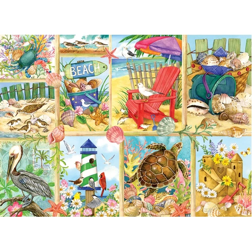 Cobble Hill - Day At The Beach Puzzle 500pc