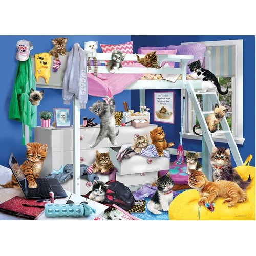 Cobble Hill - Kitten Slumber Party Puzzle 1000pc