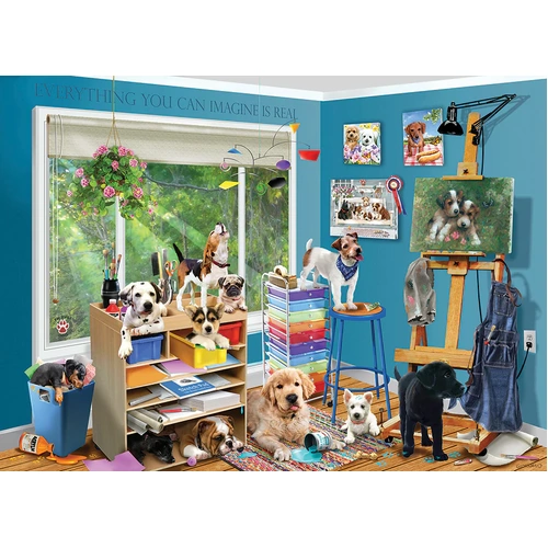 Cobble Hill - Studio Pups Puzzle 1000pc