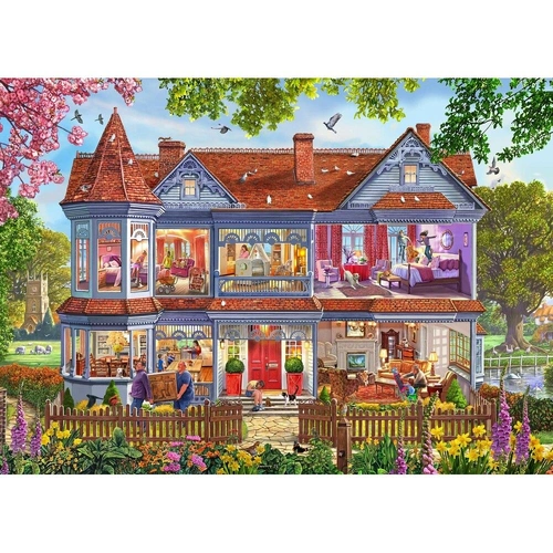 Holdson - House Antics - Spring House Large Piece Puzzle 500pc