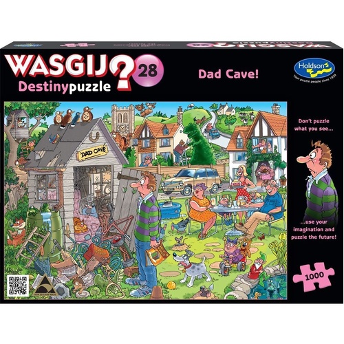 Holdson - WASGIJ? Destiny 28 Dad Cave! Puzzle 1000pc (DAMAGED BOX)