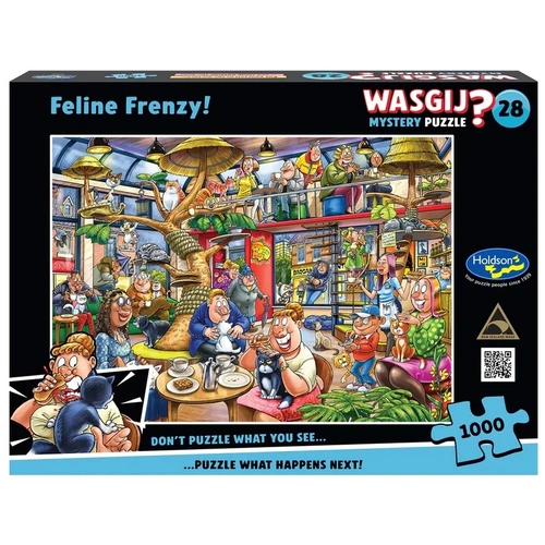 Holdson - WASGIJ? Mystery 28 Feline Frenzy! Puzzle 1000pc