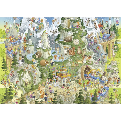 Heye - Funky Zoo - Himalayan Habitat Puzzle 1000pc