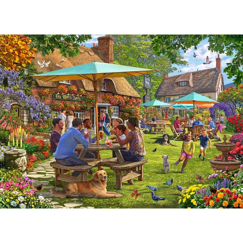 Holdson - Cobblestone Corner The White Hart Pub Puzzle 1000pc