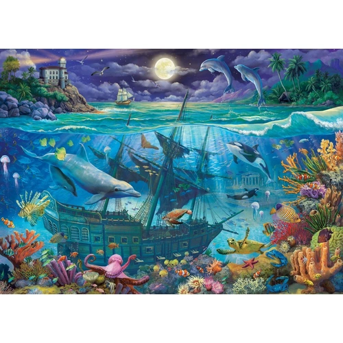 Holdson - Regency Series - Evening Undersea Large Piece Puzzle 500pc