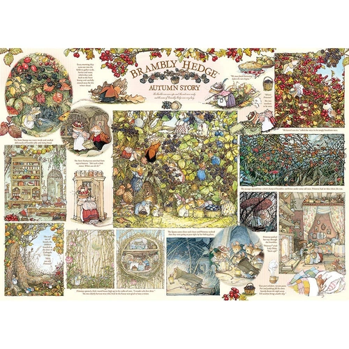 Cobble Hill - Brambly Hedge Autumn Story Puzzle 1000pc