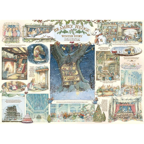 Cobble Hill - Brambly Hedge Winter Story Puzzle 1000pc