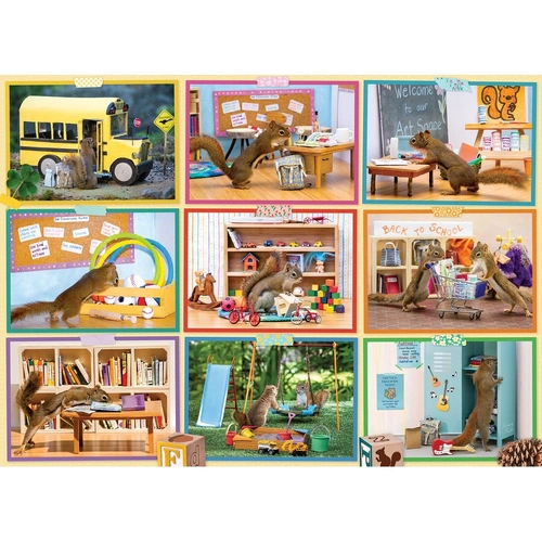 Cobble Hill - Squirrels at School Puzzle 1000pc