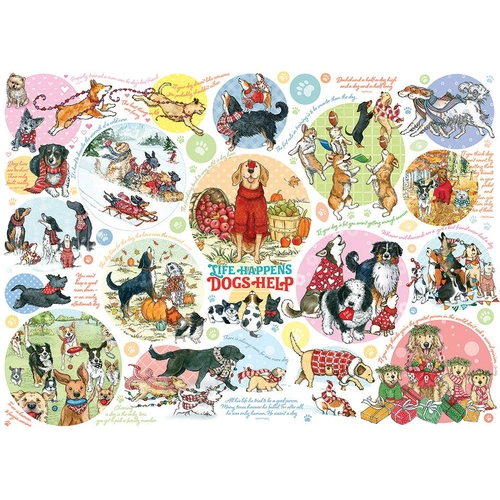 Cobble Hill - Dog Thoughts Puzzle 1000pc