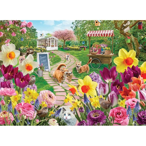 Cobble Hill - Springtime Frolic Puzzle 1000pc