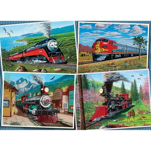 Cobble Hill - Historic Locomotives Puzzle 1000pc