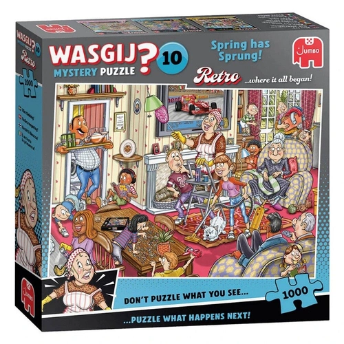 Jumbo - WASGIJ? Retro Mystery 10 Spring Has Sprung Puzzle 1000pc
