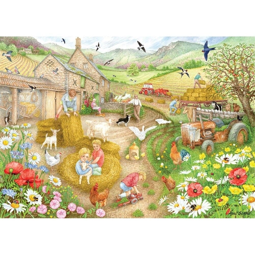 Jumbo - Falcon - Bringing in the Hay Puzzle 1000pc