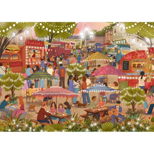 Jumbo - Falcon - Foodie Festival Puzzle 1000pc