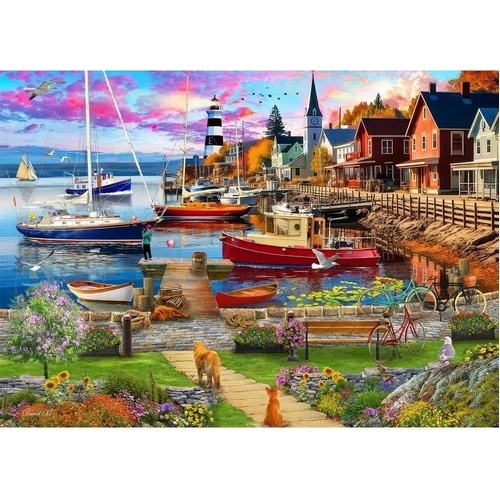 Holdson - Seas the Day, Boat Harbour Puzzle 1000pc