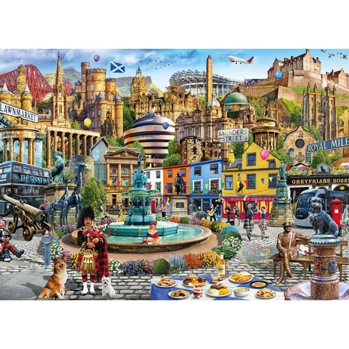 Gibsons - A Day Out in Edinburgh Puzzle 1000pc