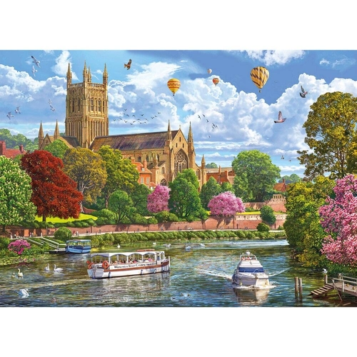 Gibsons - Worcester From The River Puzzle 1000pc