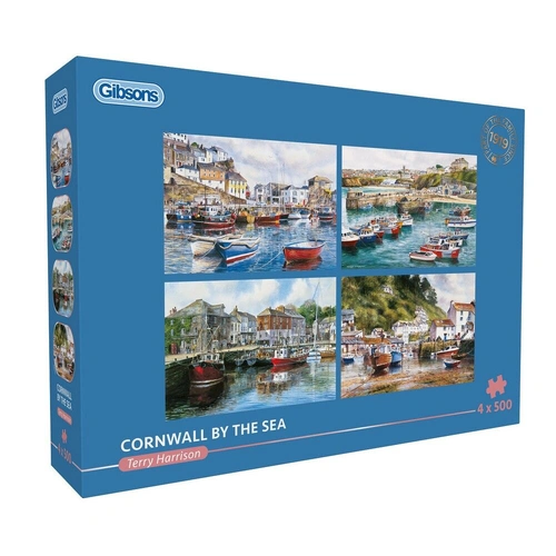 Gibsons - Cornwall By The Sea Puzzle 4x500pc