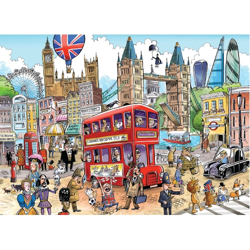 Cobble Hill - DoodleTown: London Calling Puzzle 1000pc