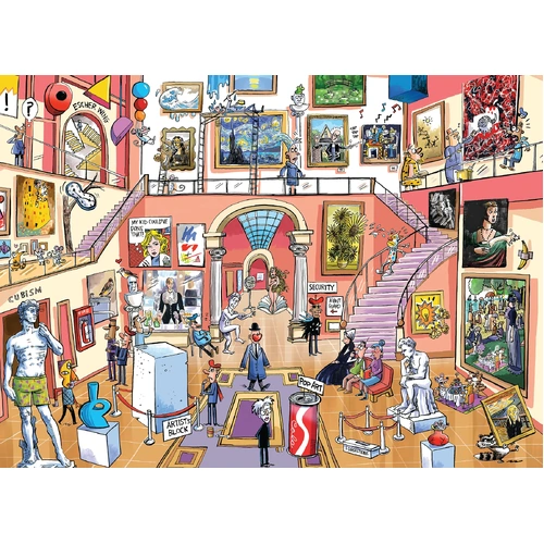 Cobble Hill - DoodleTown: Museum Mischief Puzzle 1000pc