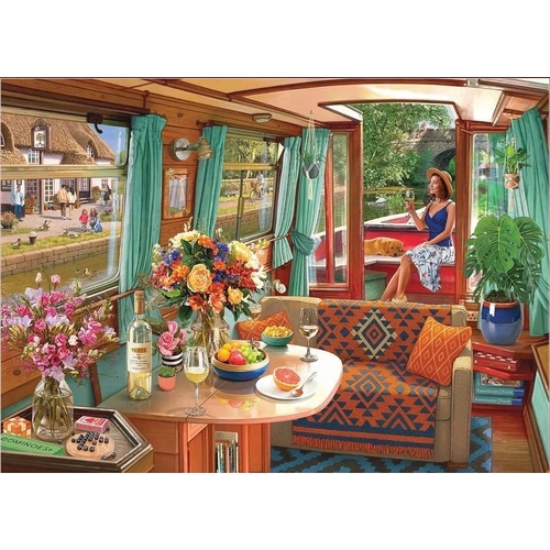 Holdson - Outside my Window - Canal Boat Adventures Puzzle 1000pc