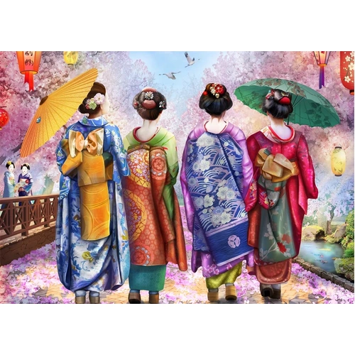 Holdson - Into the Orient - Giesha Blossom Puzzle 1000pc