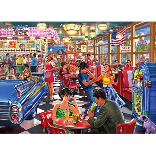Holdson - Park & Dine - Cadillac Diner Puzzle 1000pc