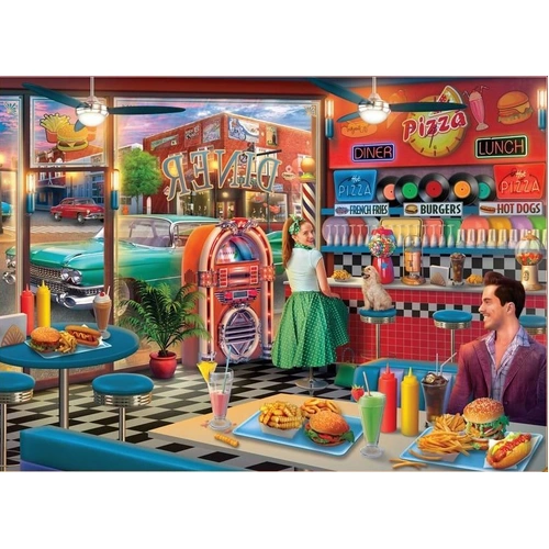 Holdson - Park & Dine - Pizza Landing Puzzle 1000pc