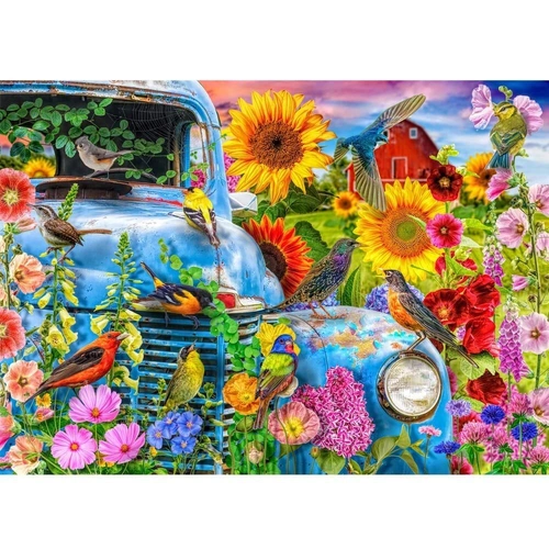 Holdson - Harmony - Songbirds on the Farm Large Piece Puzzle 500pc