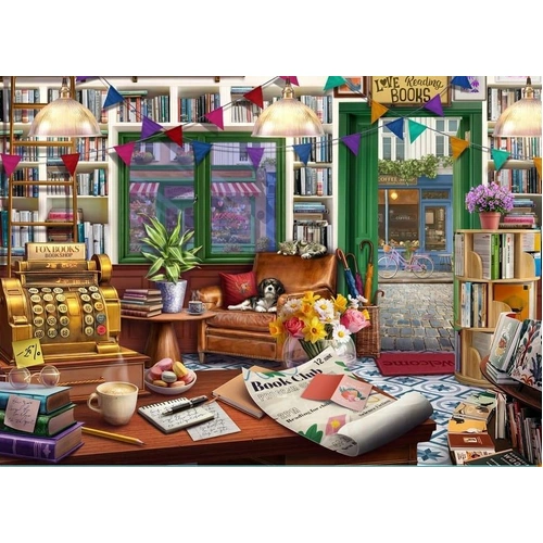 Holdson - Streetwise Treasures - Book Lovers Shop Puzzle 1000pc