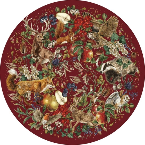 Gibsons - Art File: Winter Story Circular Puzzle 500pc